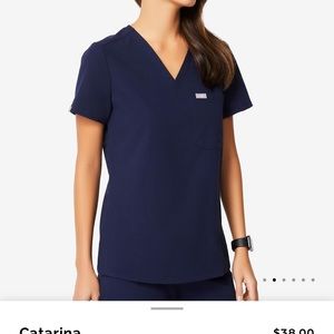 Figs Catarina Scrub tip Navy xs